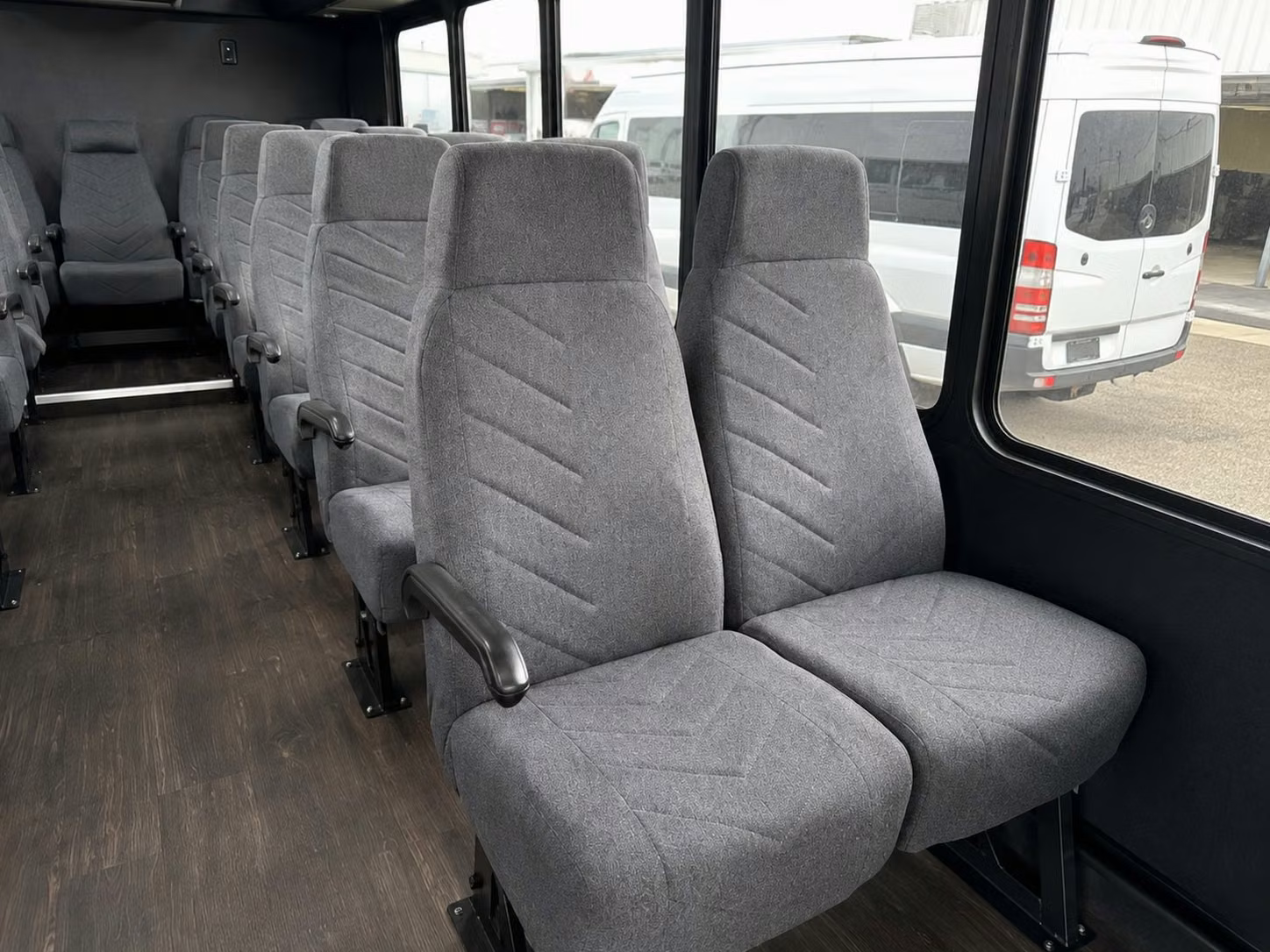 15 passenger minibus inside