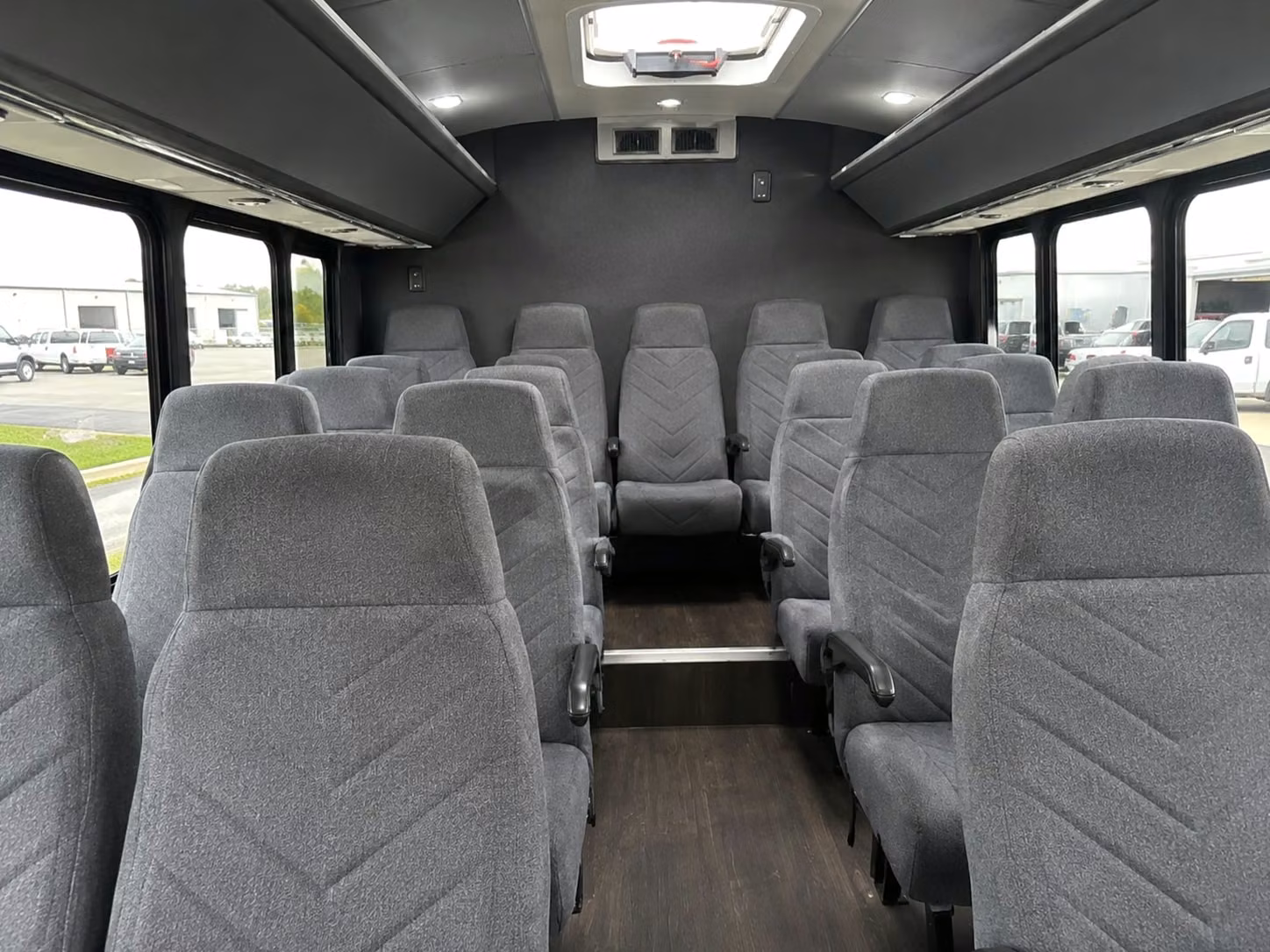20 passenger minibus inside