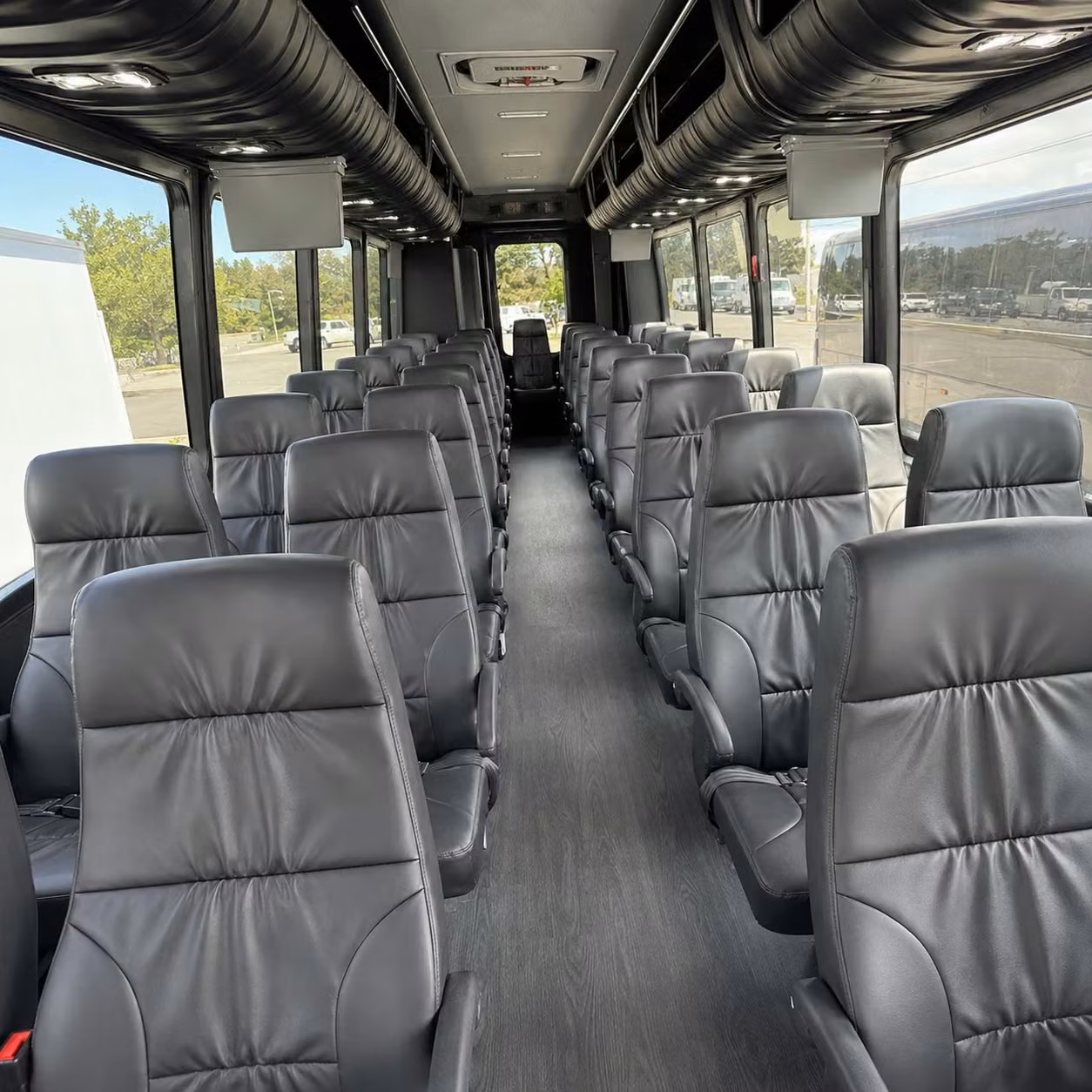 30 passenger minibus inside