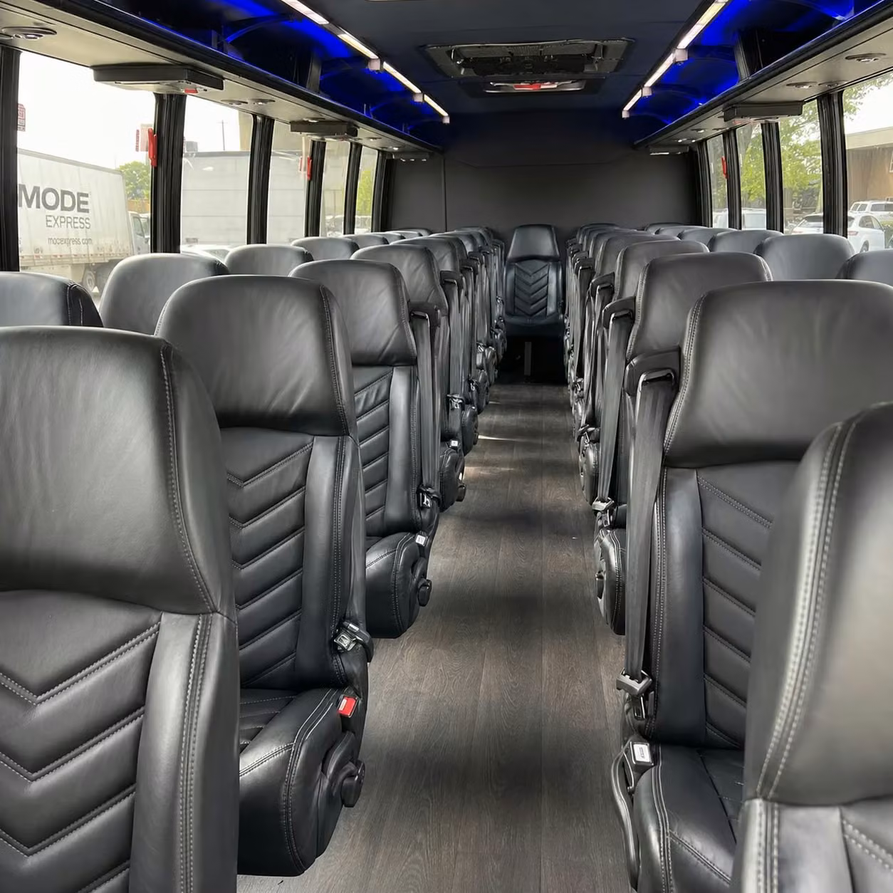 35 passenger minibus inside