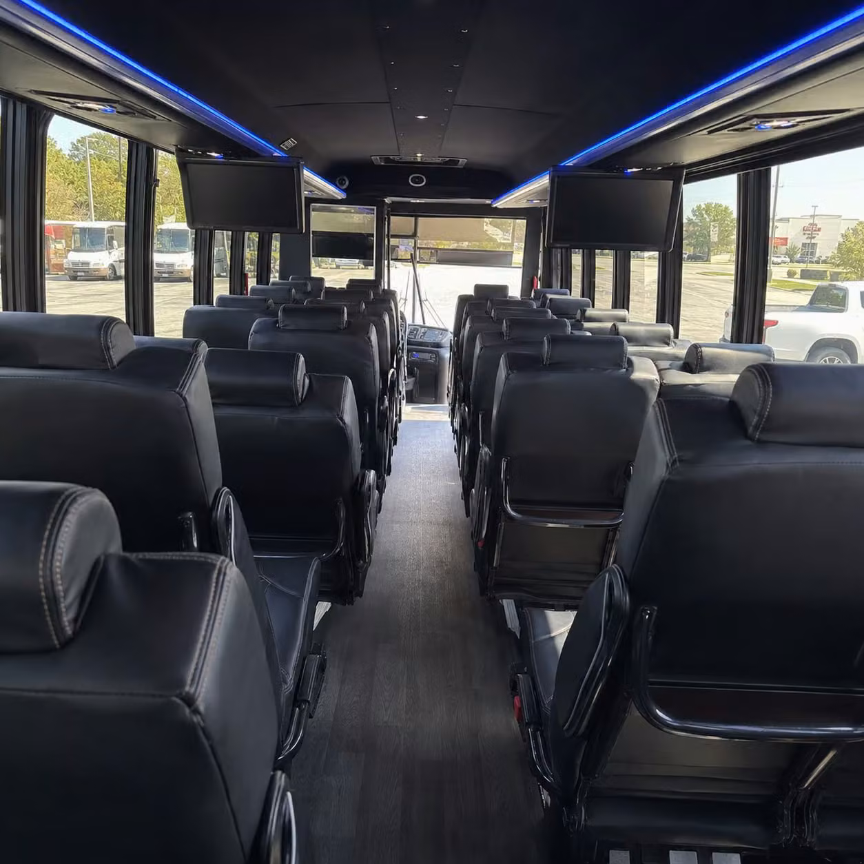 35 passenger minibus interior