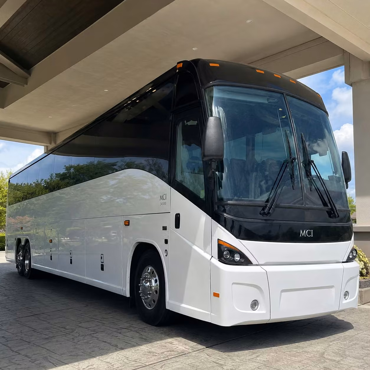 56 passenger charter bus