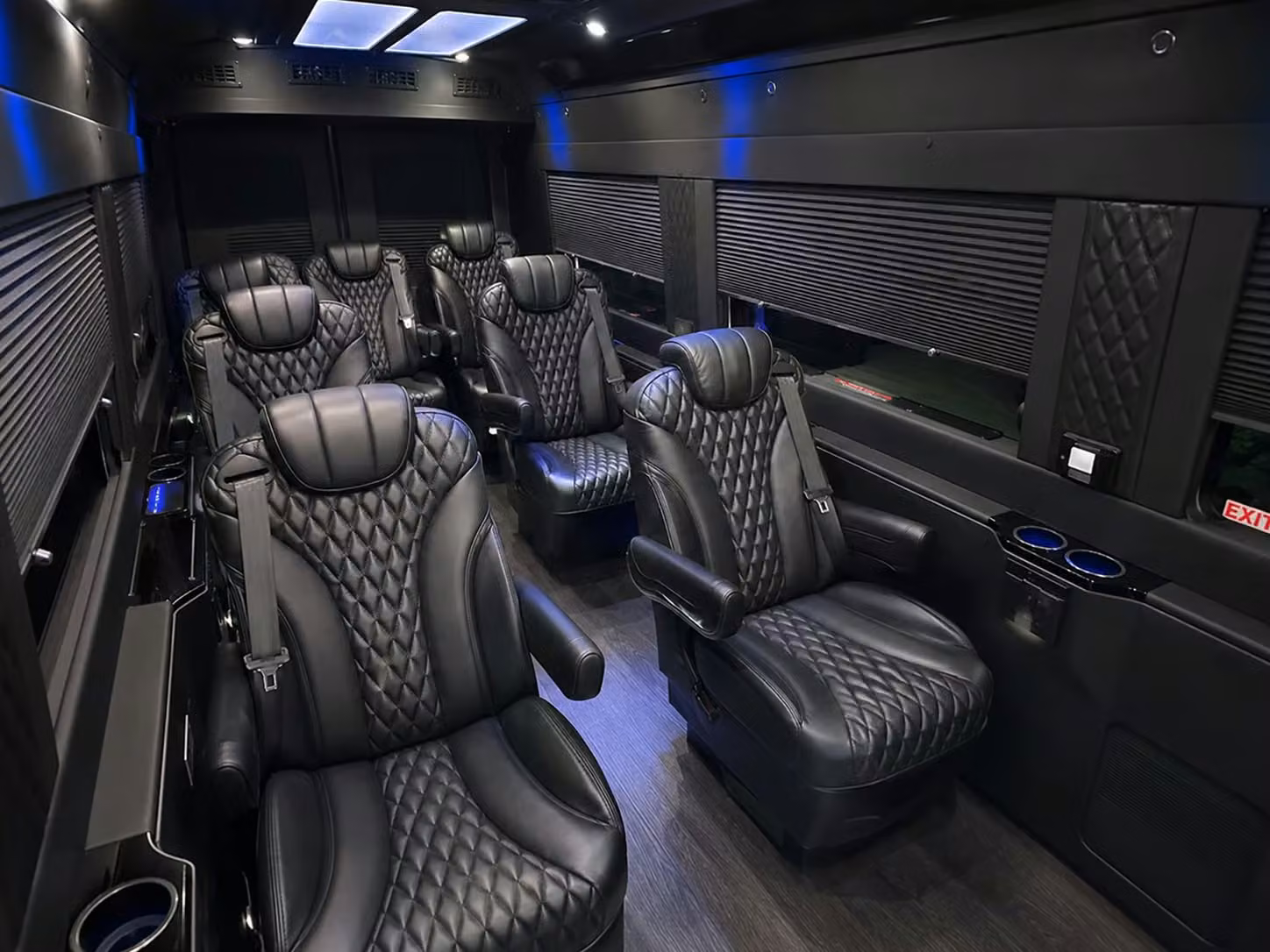 sprinter van with driver inside