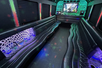 Sugar Land Limo Bus Interior